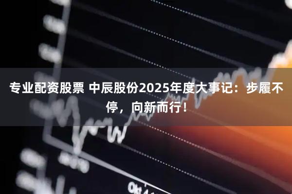 专业配资股票 中辰股份2025年度大事记:步履不停,向新而行!